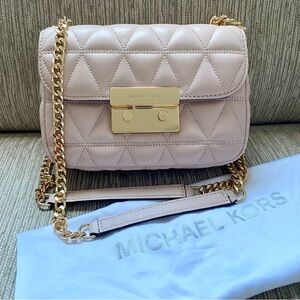NWT Michael Kors Sloan Quilted Crossbody Bag
